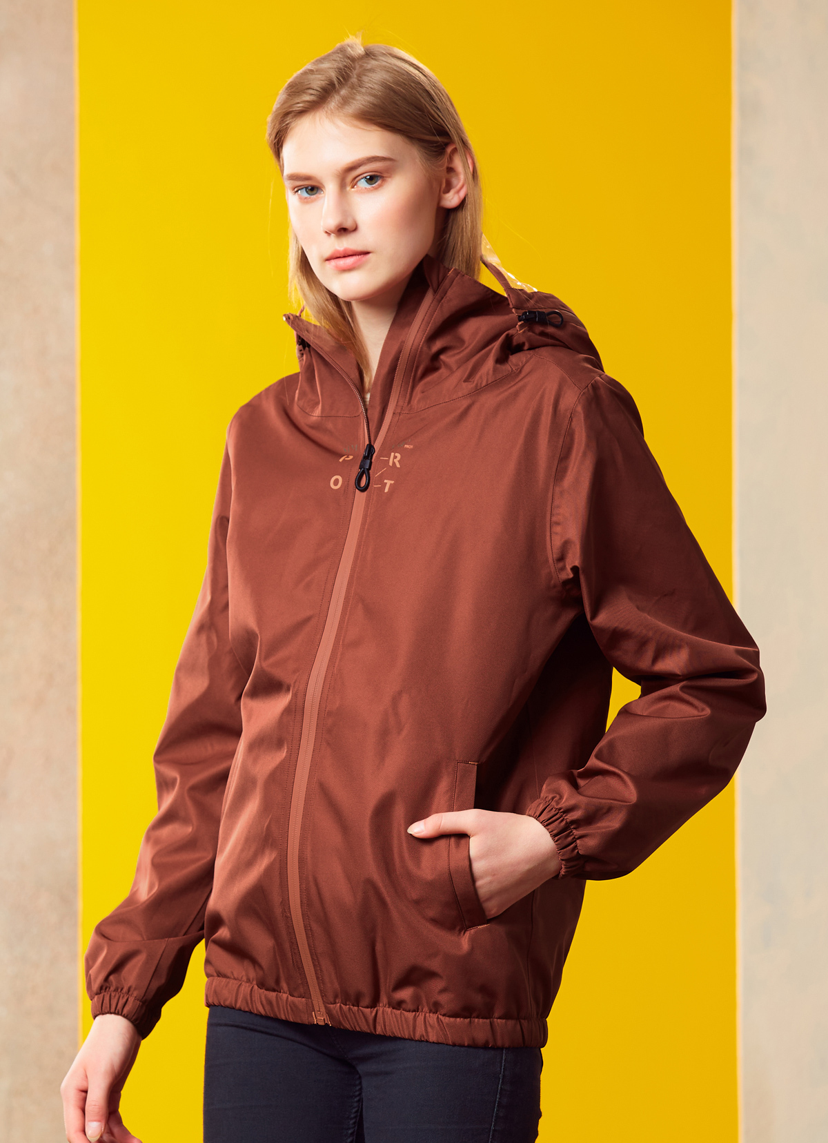 精湛美學燦光華達呢防水0死角防護外套-2142WJ-酒莊褐