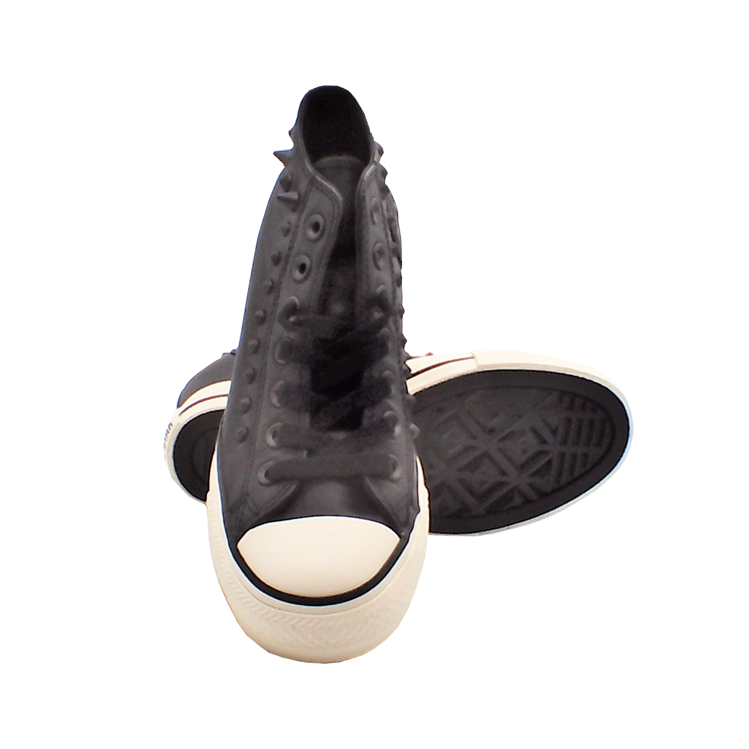 Converse - 女款內增高高幫柳釘鞋(黑色)