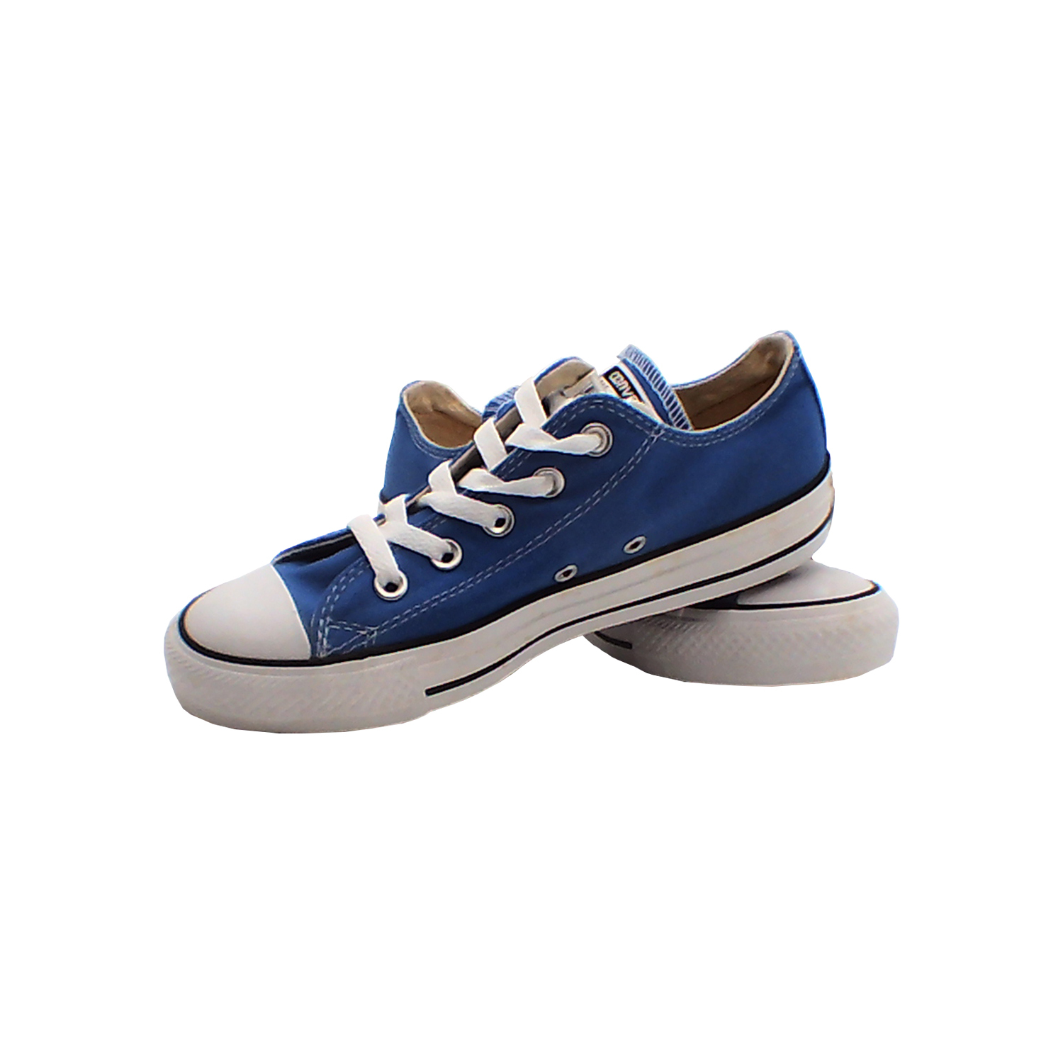 Converse - 男女款經典低幫帆布鞋(藍色)