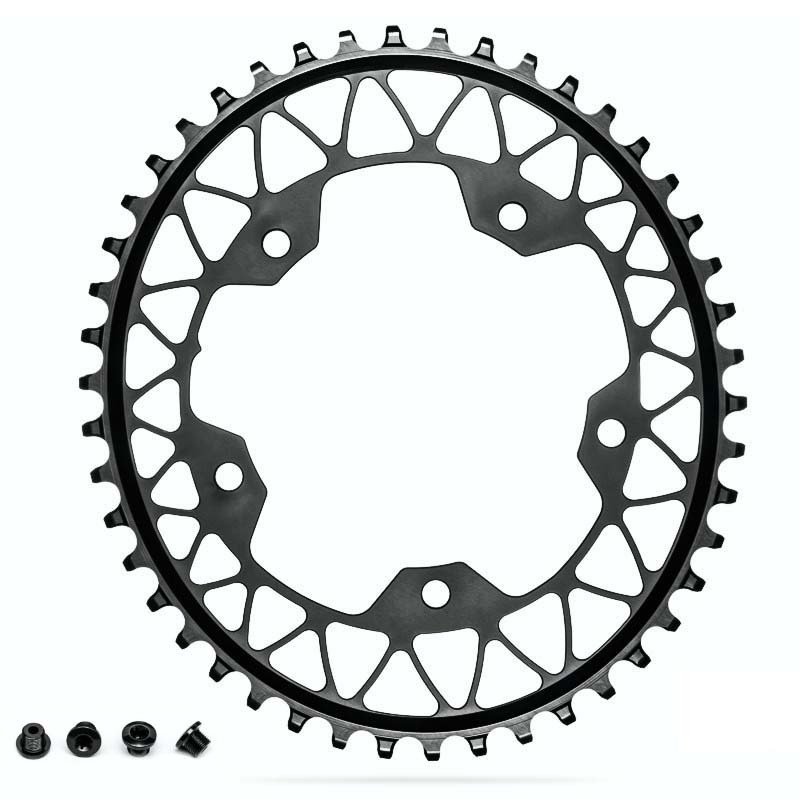 AbsoluteBlack Premium Oval 1X BCD110x5 Gravel Chainring