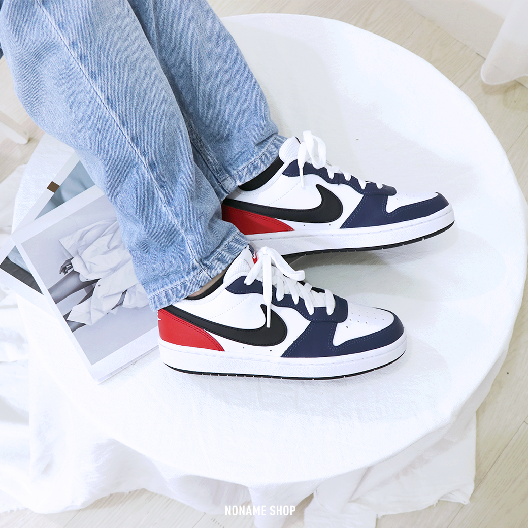 NIKE COURT BOROUGH LOW 2  小Dunk 藍紅 (GS/大童款)