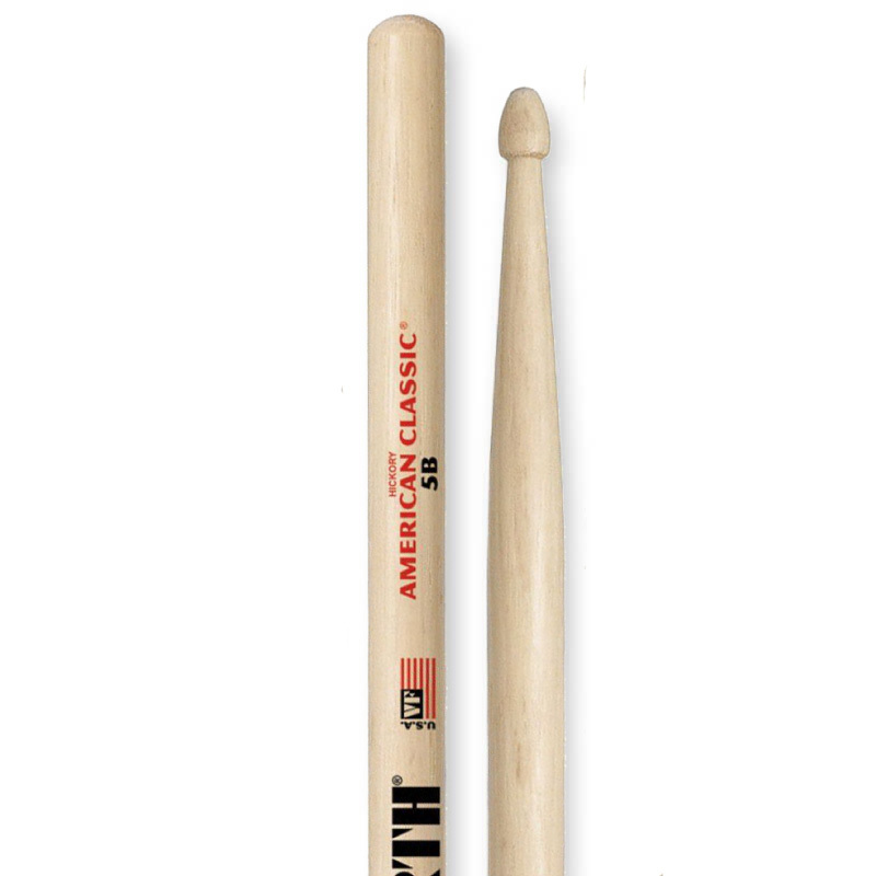 Vic Firth 5B鼓棒 American Classic 5B 原木 水滴頭