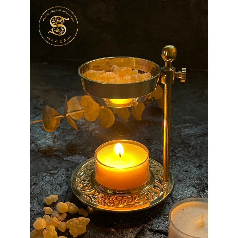 樹脂薰香專用金屬燭台