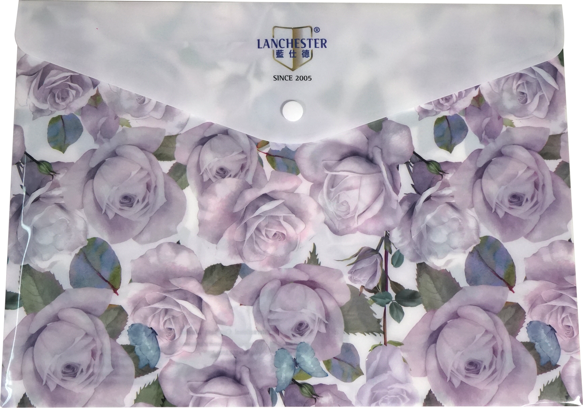 【戀愛物語】白玫瑰文件夾 24*33cm (可放A4大小)(文具) (資料夾)