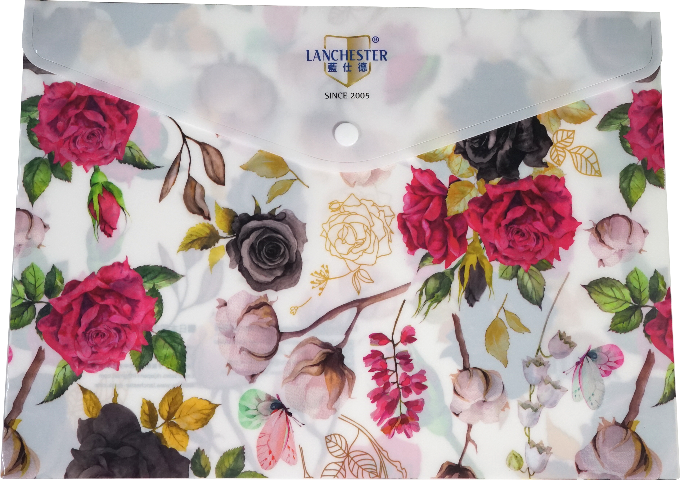 【花語系列】高貴文件夾 24*33cm (可放A4大小)(文具) (資料夾)