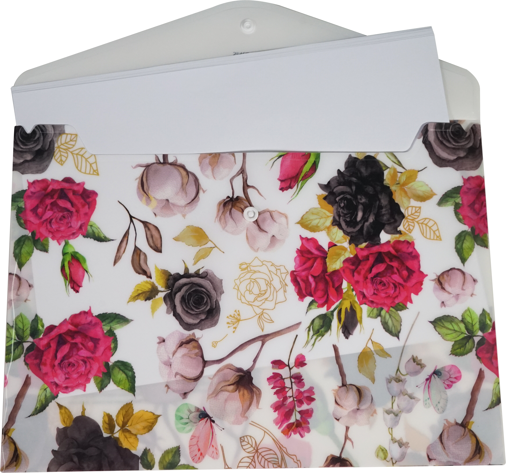 【花語系列】高貴文件夾 24*33cm (可放A4大小)(文具) (資料夾)