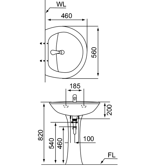 摩登 面盆 LF-367 / M-1068