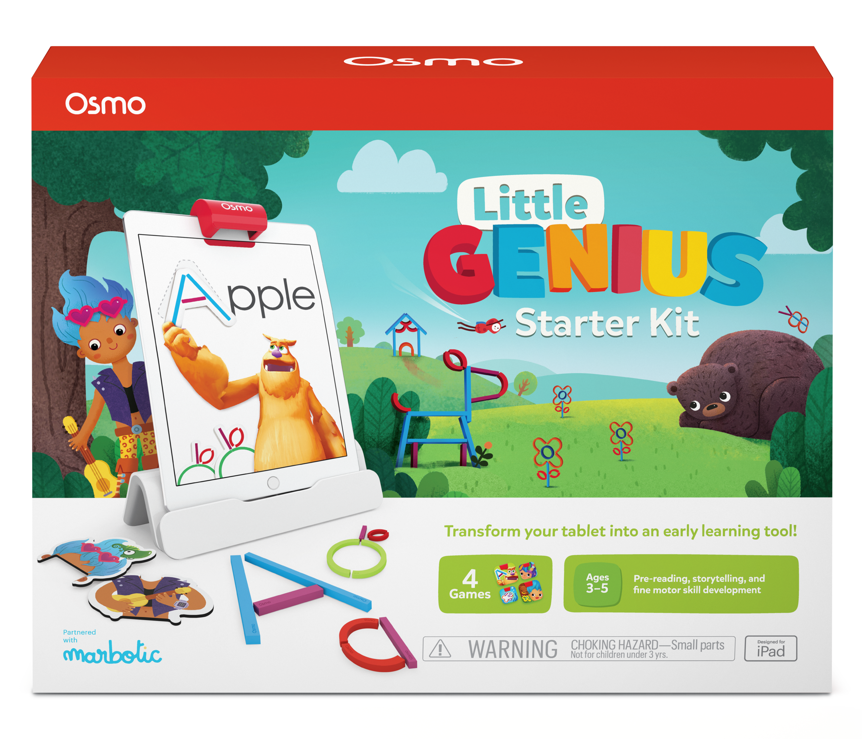 OSMO虛實互動遊戲】入門套組－幼幼天才啟蒙組Little Genius Starter Kit
