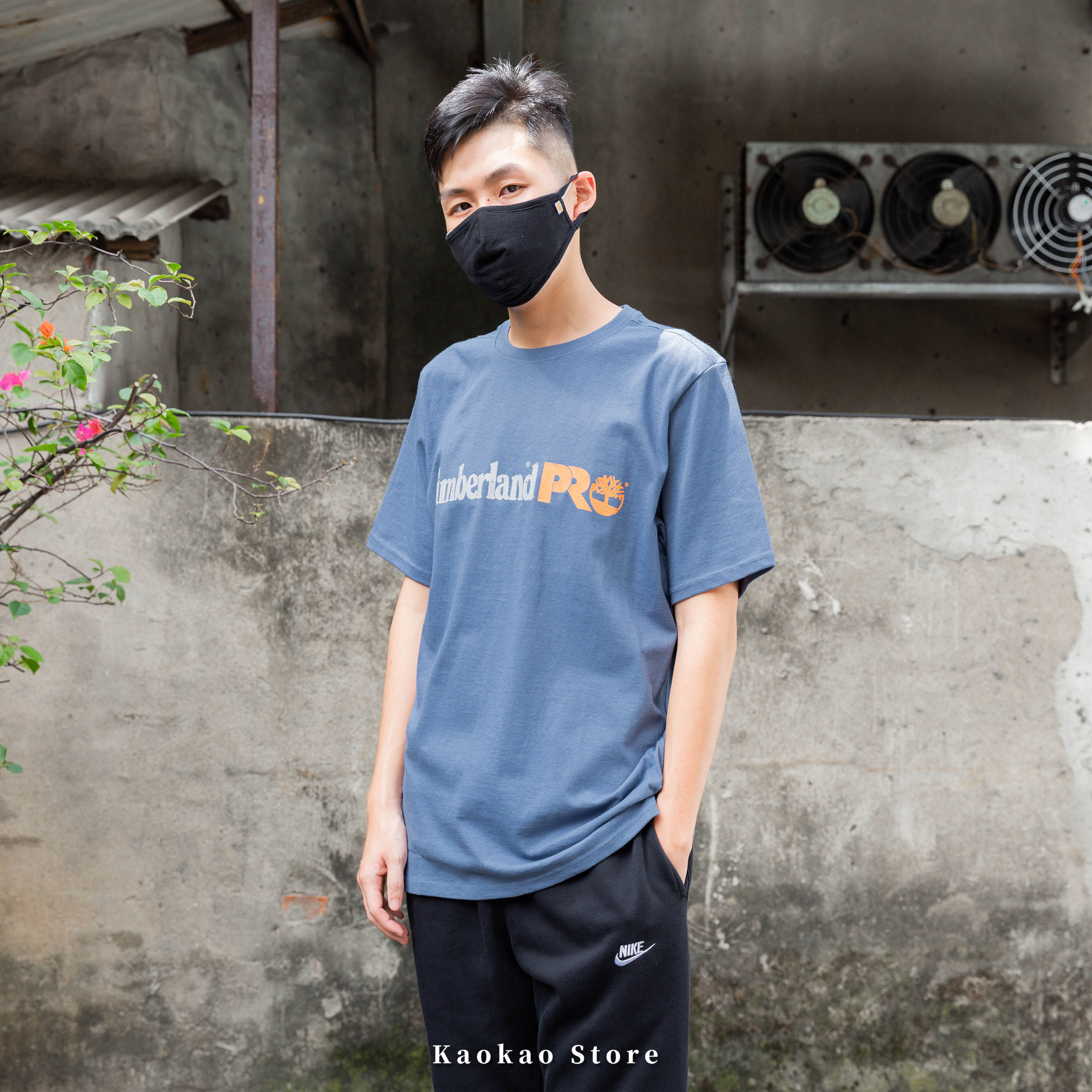 Timberland Pro 6.5oz 胸口字體 厚磅工裝 Logo 美版短袖