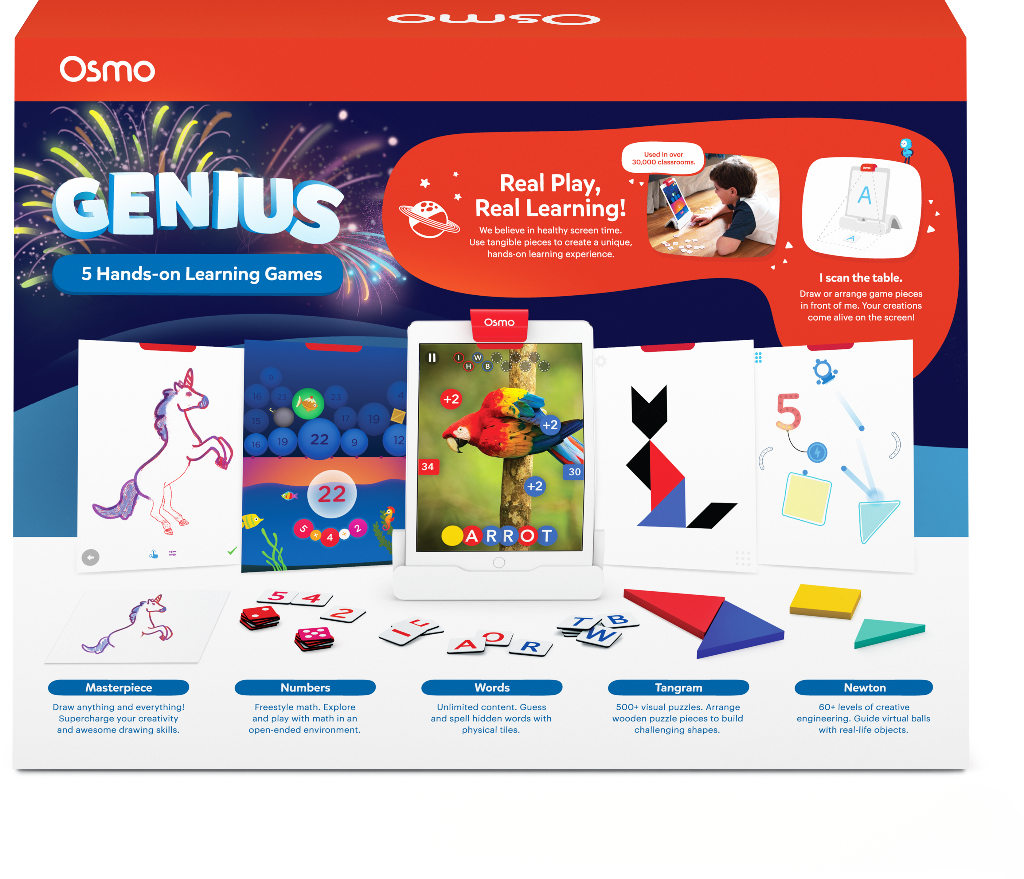 OSMO虛實互動遊戲】入門套組－小天才學習組Genius Starter Kit