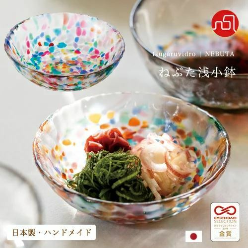 日本津輕 手作繽紛睡魔淺小缽/1入