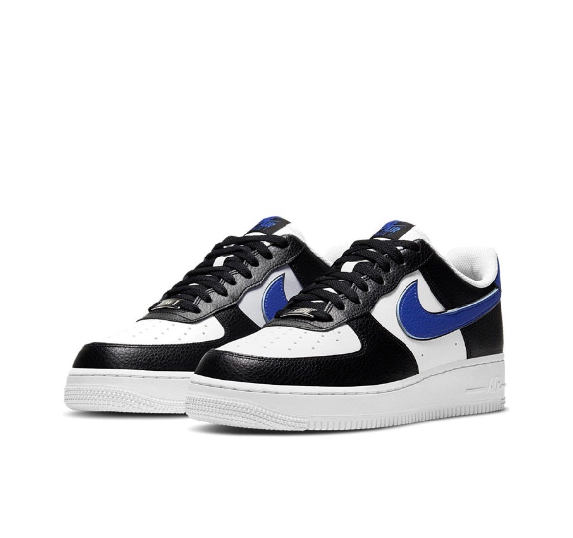 Nike Air Force 1 Low 黑白藍 小閃電 低筒鞋