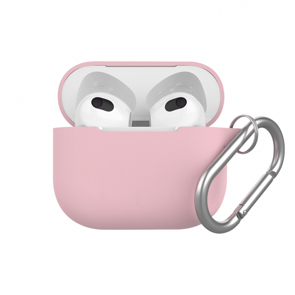 AirPods 3 矽膠保護套【輕薄系列】經典掛鉤款 連體式設計