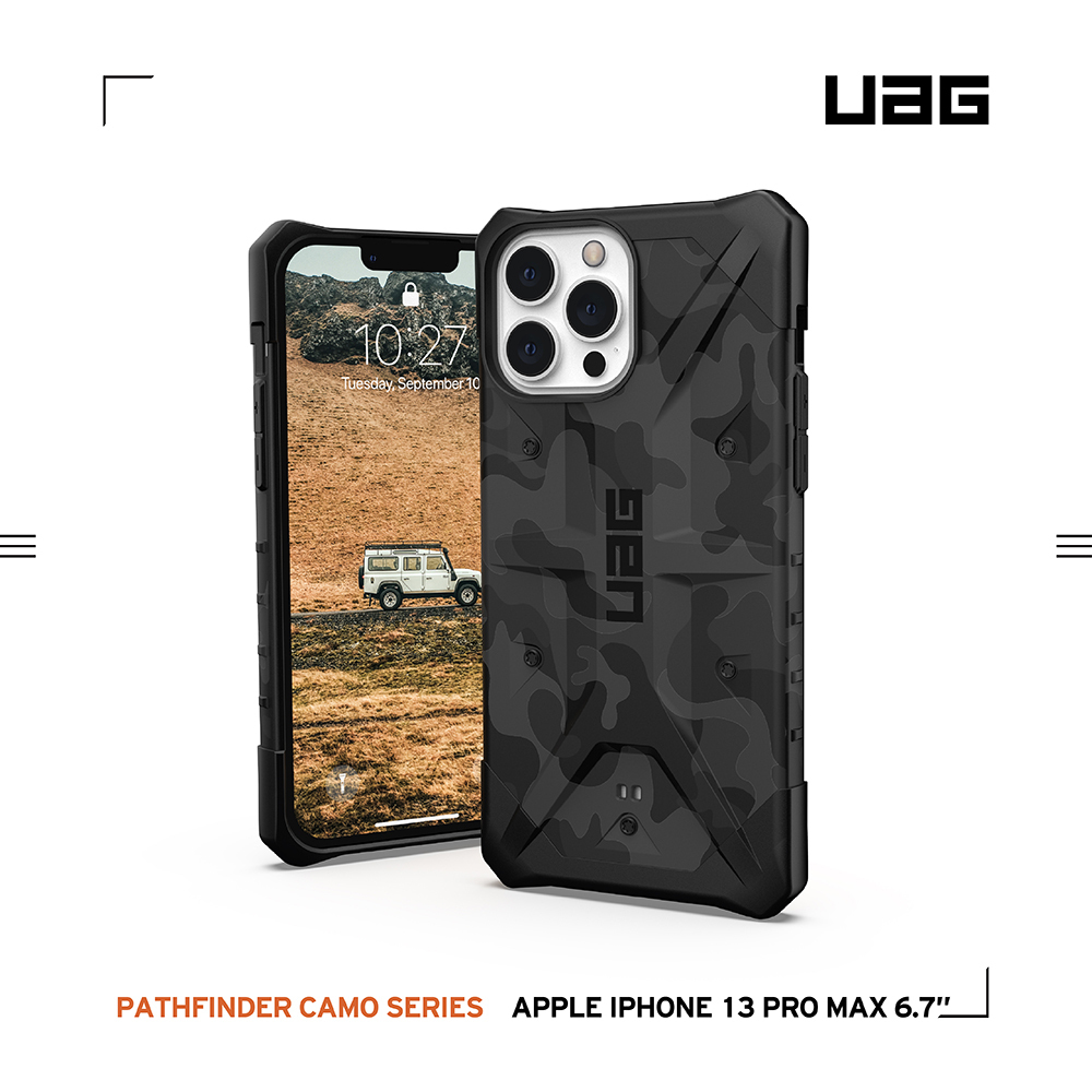【 UAG | 耐衝擊保護殼 迷彩黑 iPhone 13 PRO MAX 】