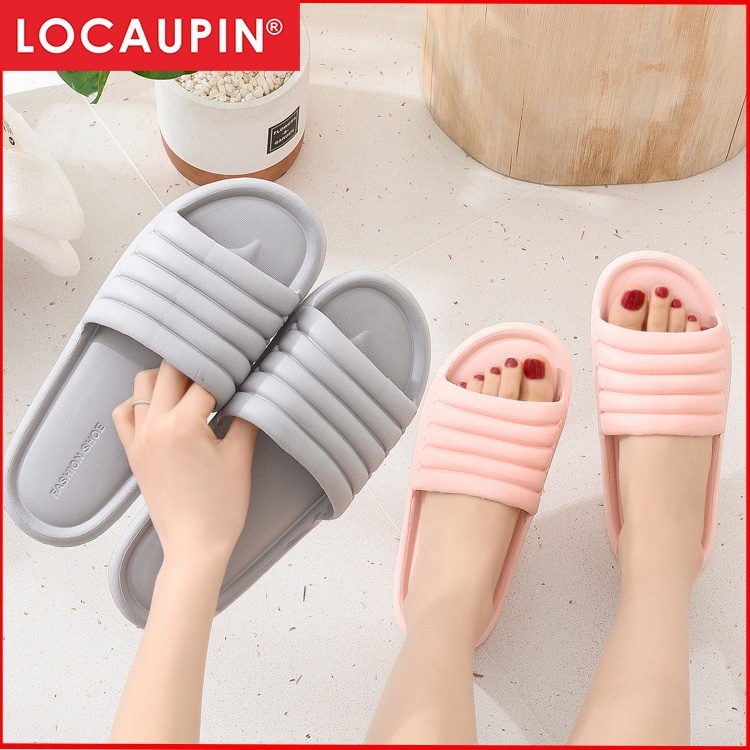 Locaupin Soft Sole Home Living Sandal Bathroom Slippers Shower Shoes Gym Slippers