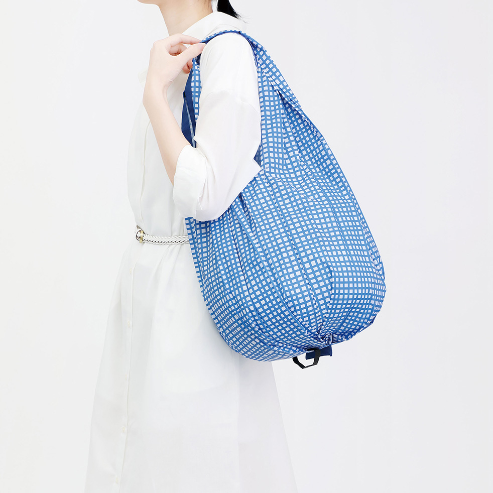 Shupatto -【S-472】日本便攜秒收水滴型手提環保袋 (大碼) (多色)