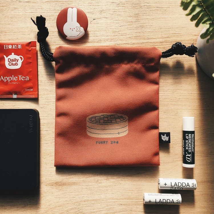 小黃間｜束口袋｜熊貓小籠包