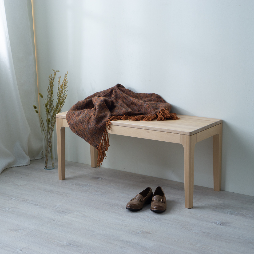 100公分原木長凳