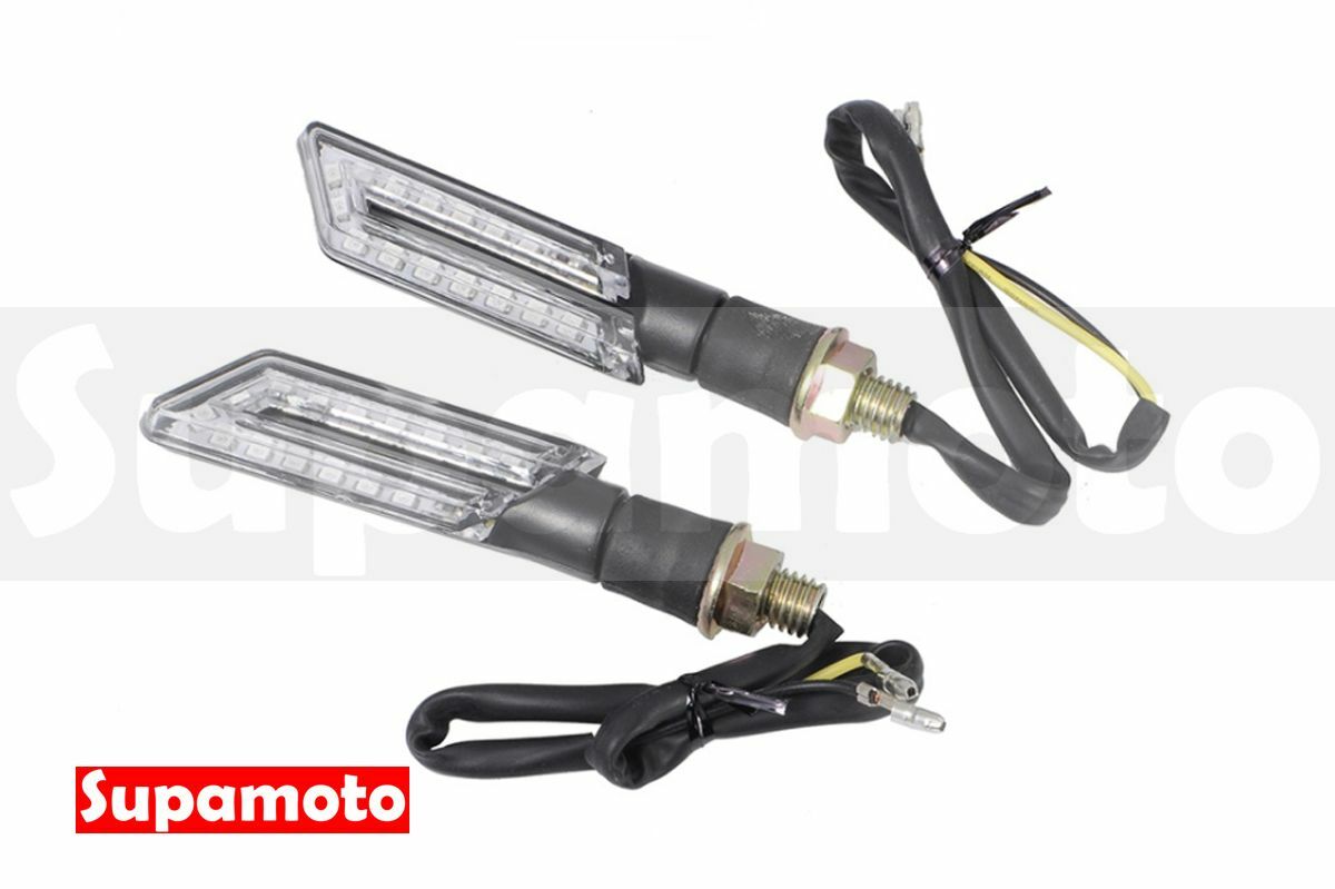 -Supamoto- D16 LED 方向燈 刀鋒 中空 劍鋒 檔車 仿賽 酷龍 忍者 檔車 野狼 SM250 MSX