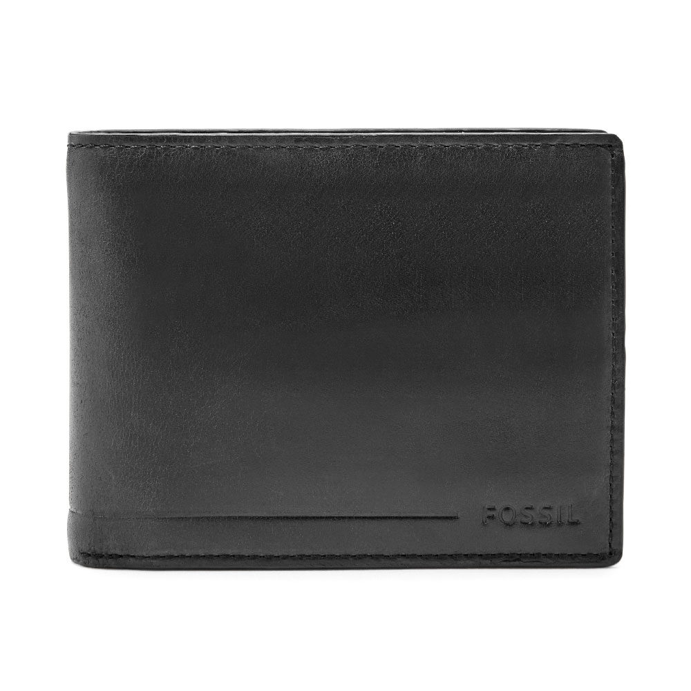 Allen 真皮RFID防盜證件格零錢皮夾 (兩色可選)