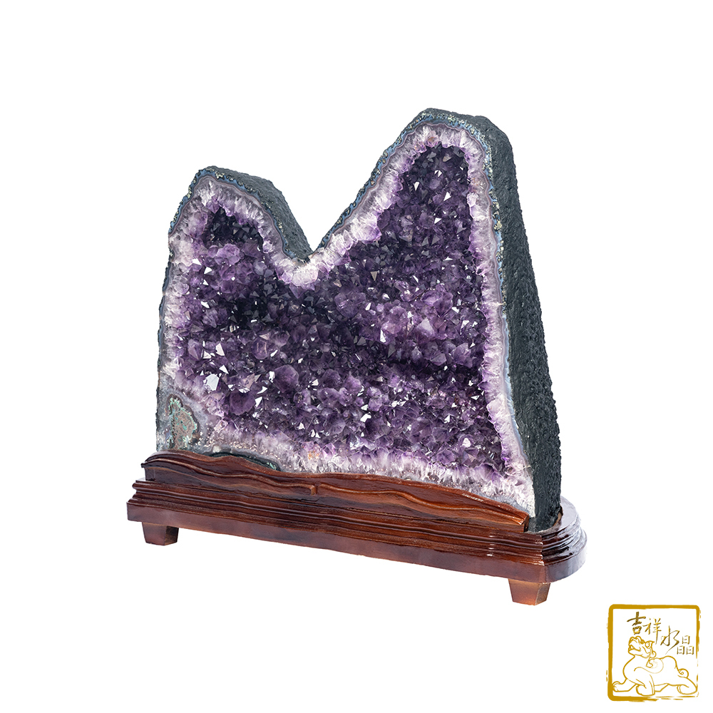 巴西紫水晶洞 49.45kg 水型晶洞