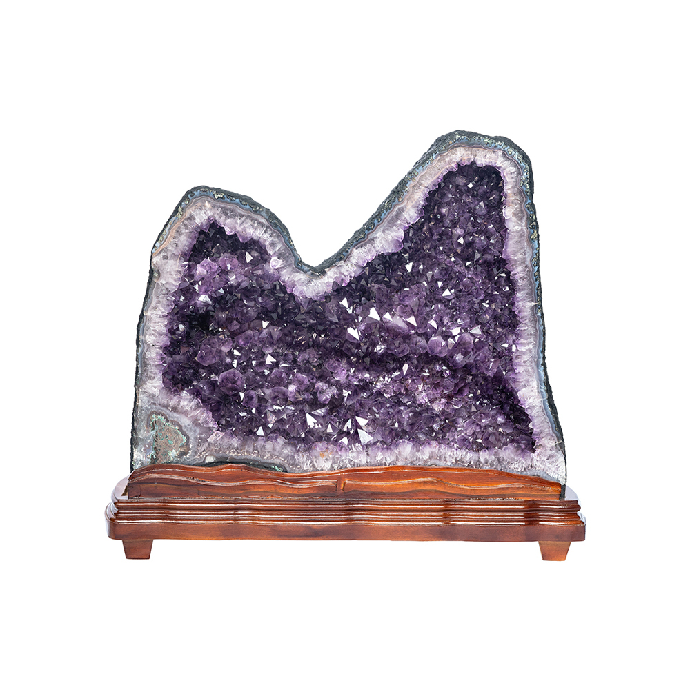 巴西紫水晶洞 49.45kg 水型晶洞