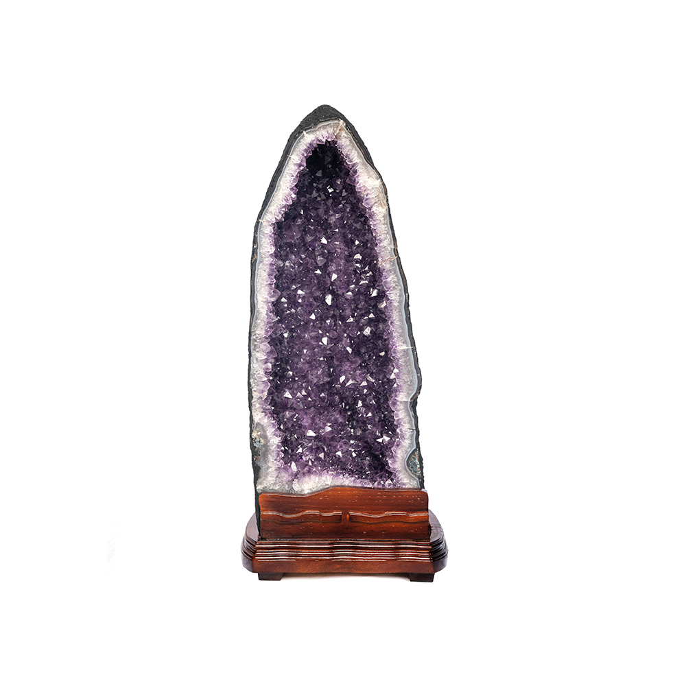 巴西紫水晶洞 26.55kg 木型晶洞