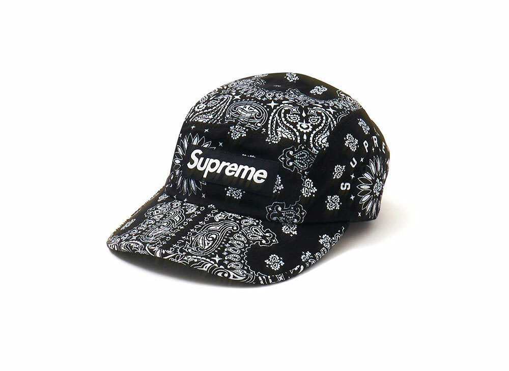 Supreme Bandana Camp Cap 變形蟲