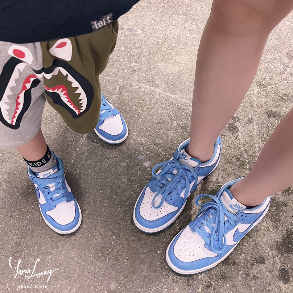 【Luxury】NIKE DUNK LOW "University Blue" 大學藍 男 黃標北卡藍 兒童 親子款