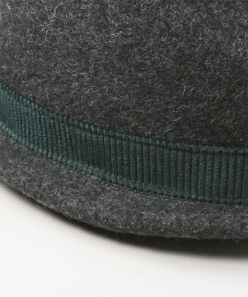 CA4LA 日本製羊毛混紡Trilby 短帽沿紳士帽(Grey)