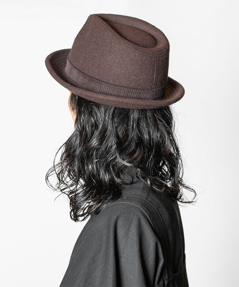 CA4LA 日本製羊毛混紡Trilby 短帽沿紳士帽(Grey)