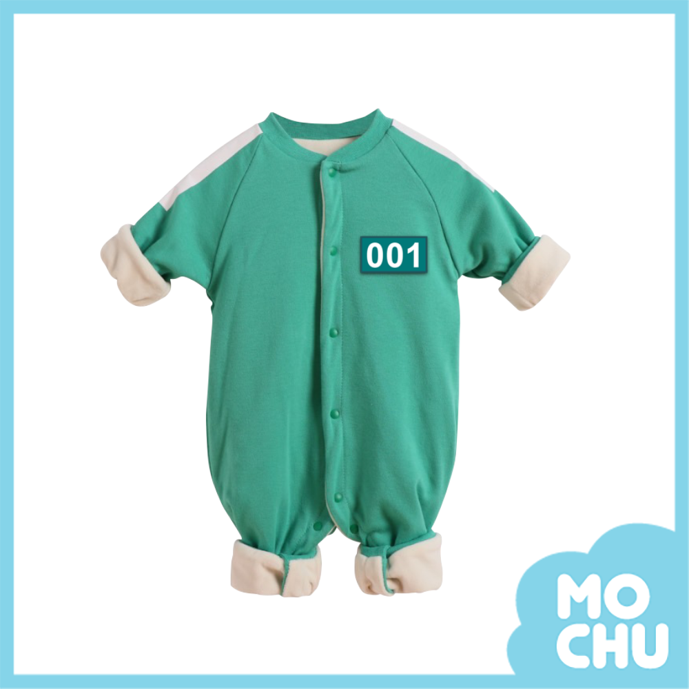 【加絨款】魷魚遊戲長袖加絨包屁衣(六款)