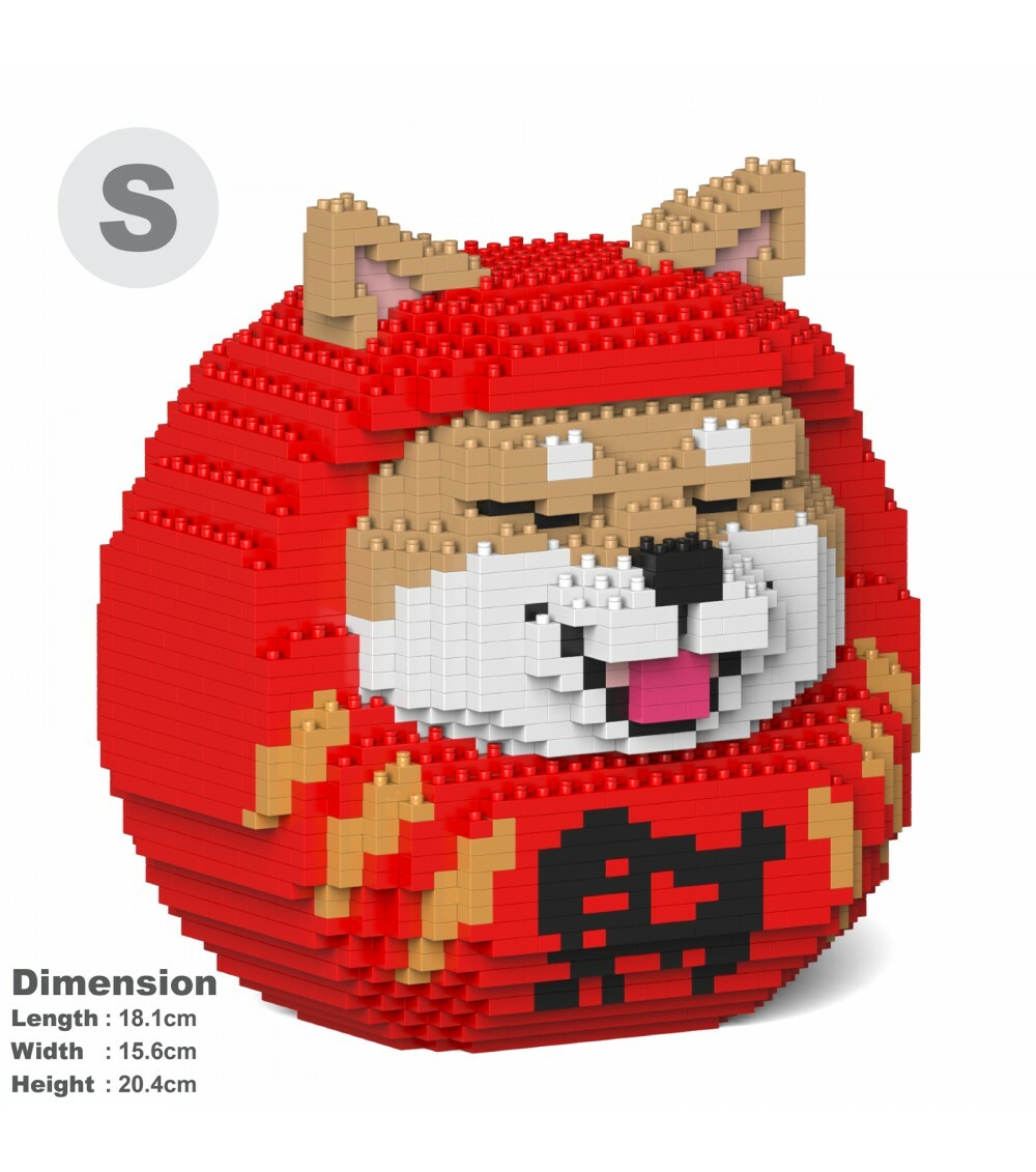 JEKCA 積卡柴犬達摩積木