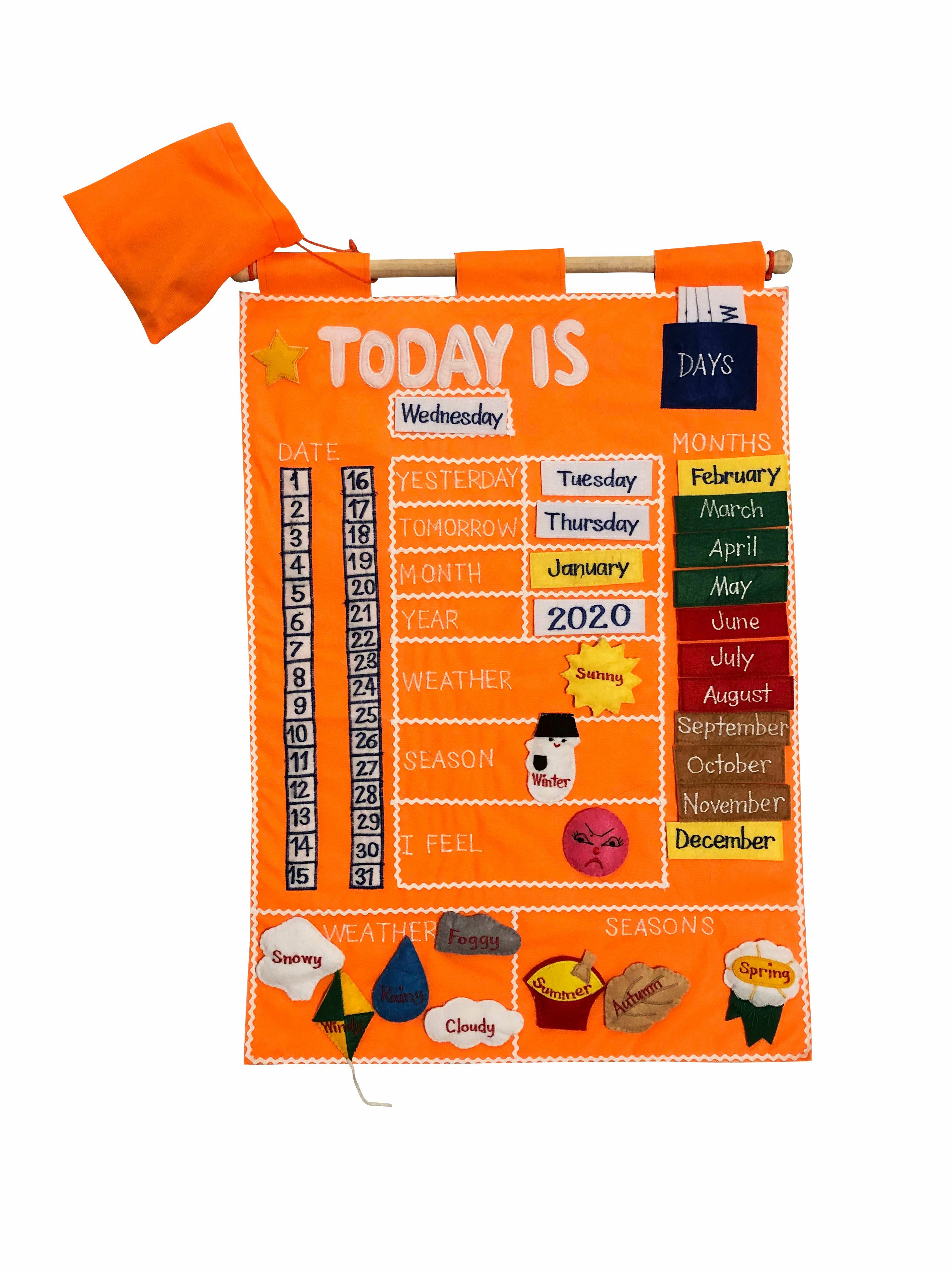 "今天是..." 掛圖