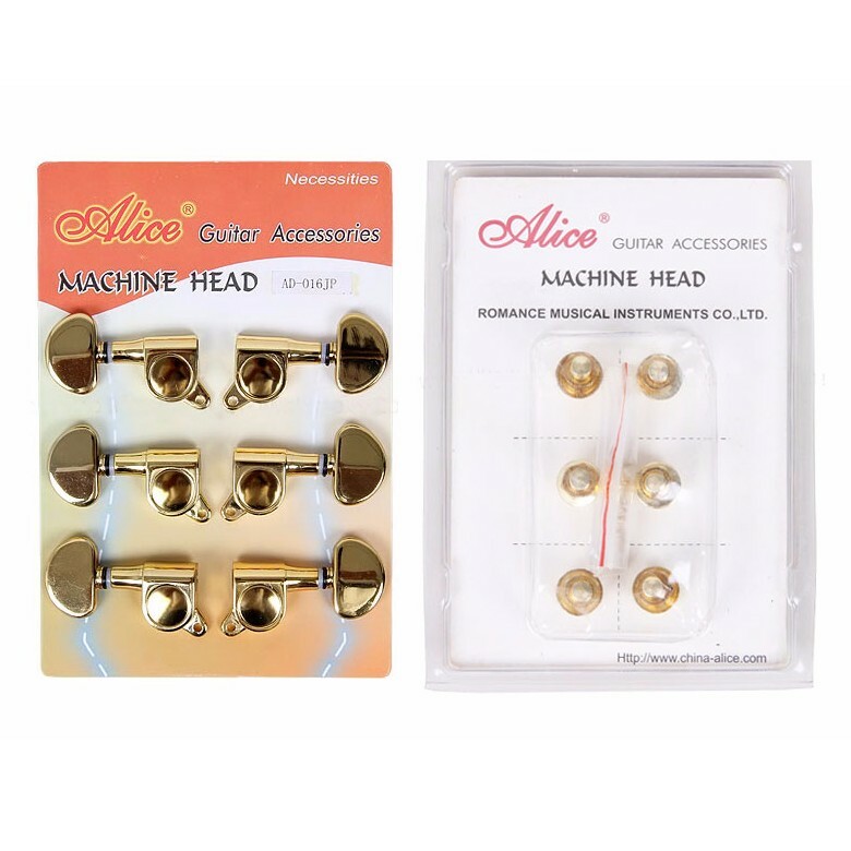 吉他弦鈕 鍍金 全封閉 Alice AD-016JP (1套6入)