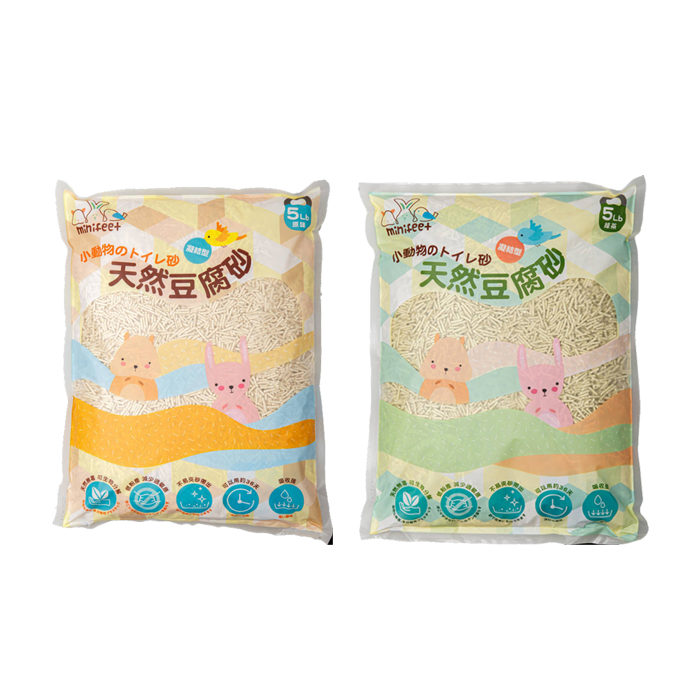 MiniFeet 小動物豆腐砂 5磅