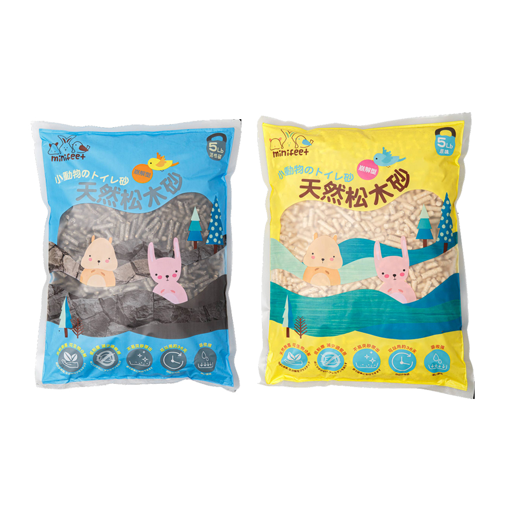 MiniFeet 小動物崩解型天然松木砂 5磅