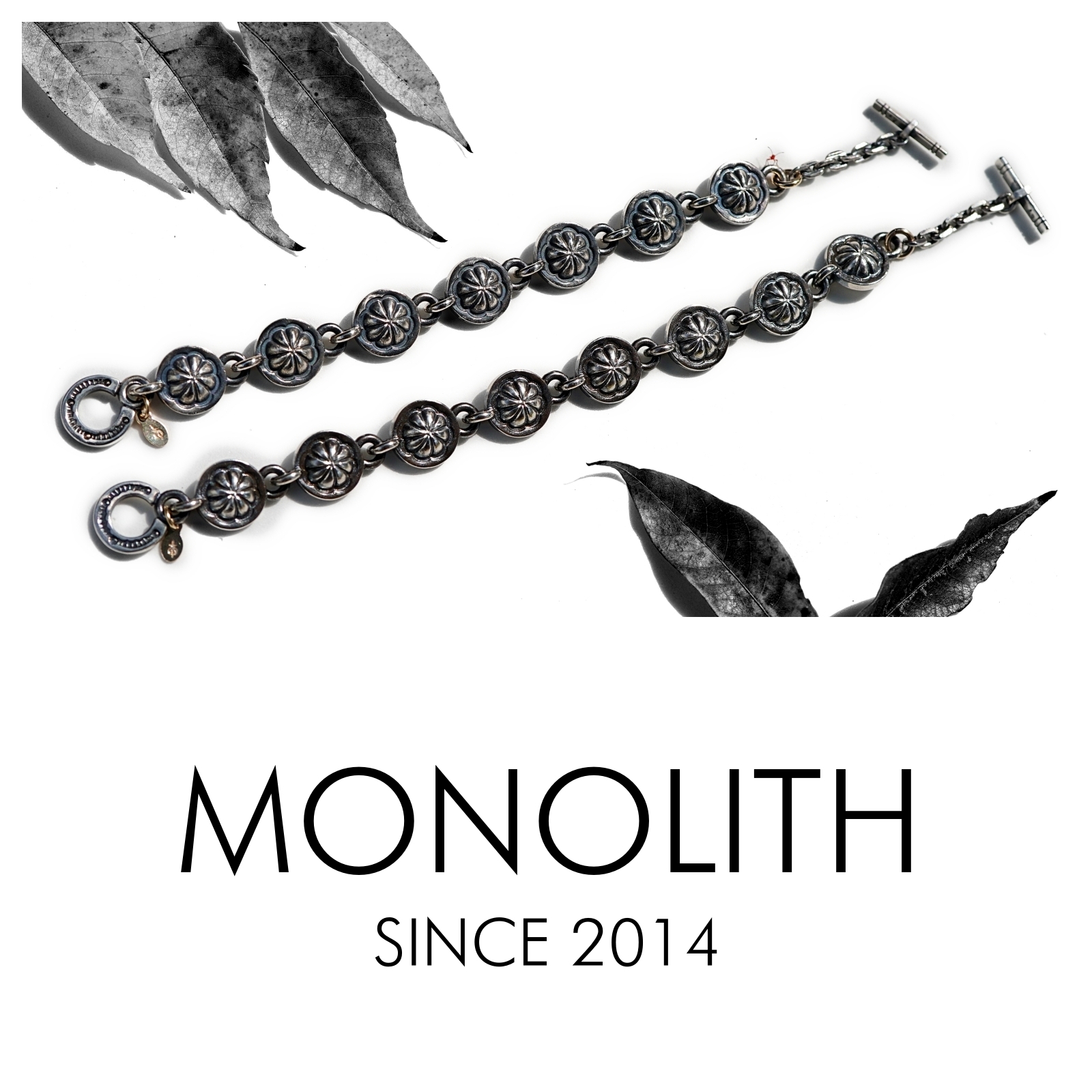 銀貝凹凸打印【手鍊】