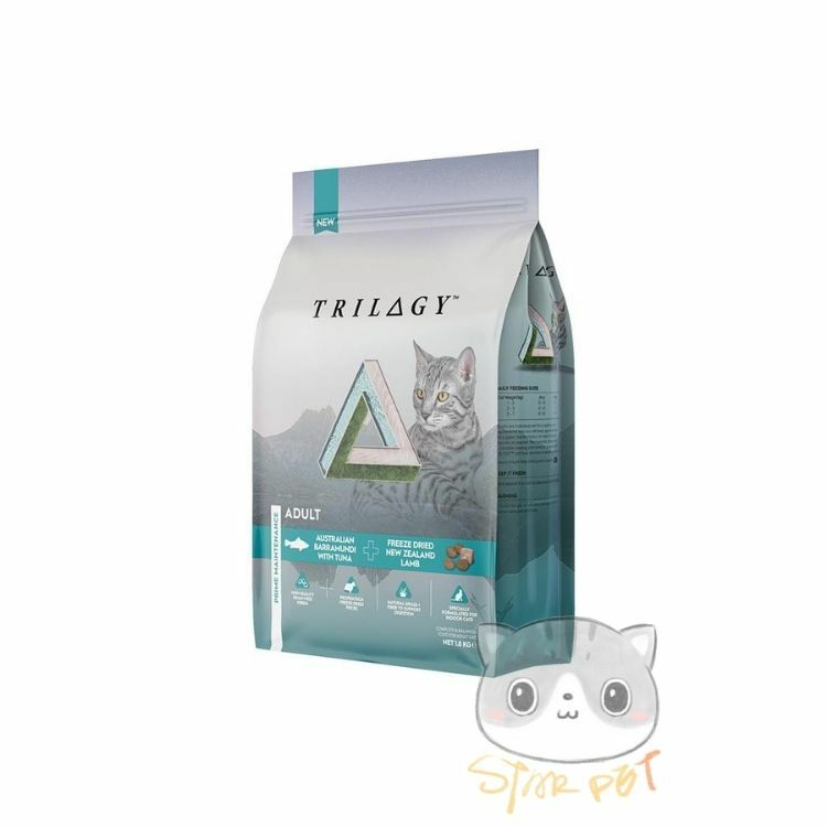 Trilogy Freeze Dried Cat Food - Australian Barramundi with Pacific Island Tuna + New Zealand Lamb 1.8kg