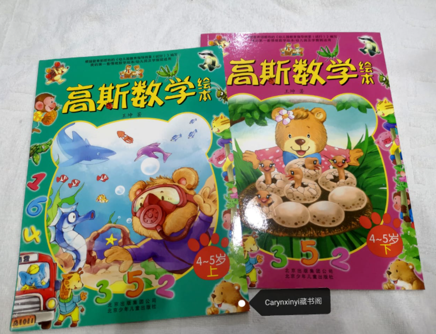 高斯数学绘本（一套2本）