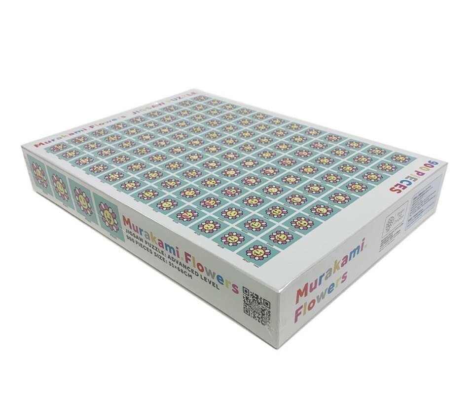 TAKASHI MURAKAMI  MURAKAMI FLOWERS JIGSAW PUZZLE : ADVANCED LEVEL  900 PIECES (51*68CM) 0107表情小花 拼圖