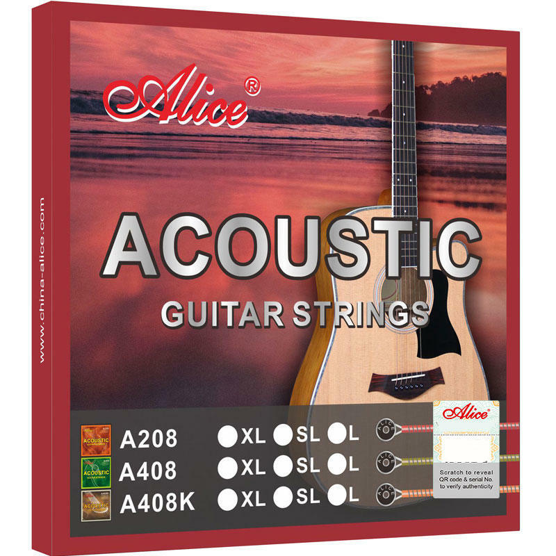 ALICE A408 木吉他弦 民謠吉他弦 (1套6條) 吉他換弦