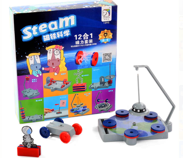 STEAM 磁铁科学（十二合一磁力实验）