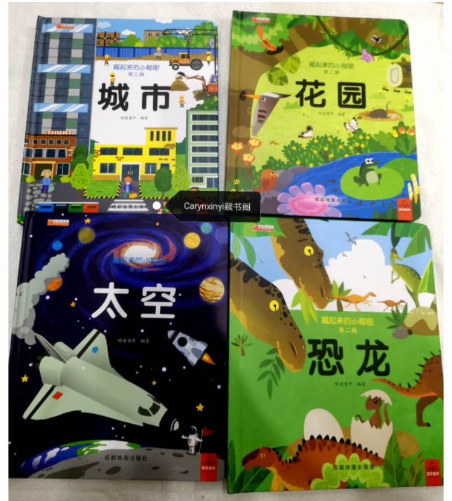 藏起来的小秘密翻翻书 第二辑（城市，花园，太空，恐龙）