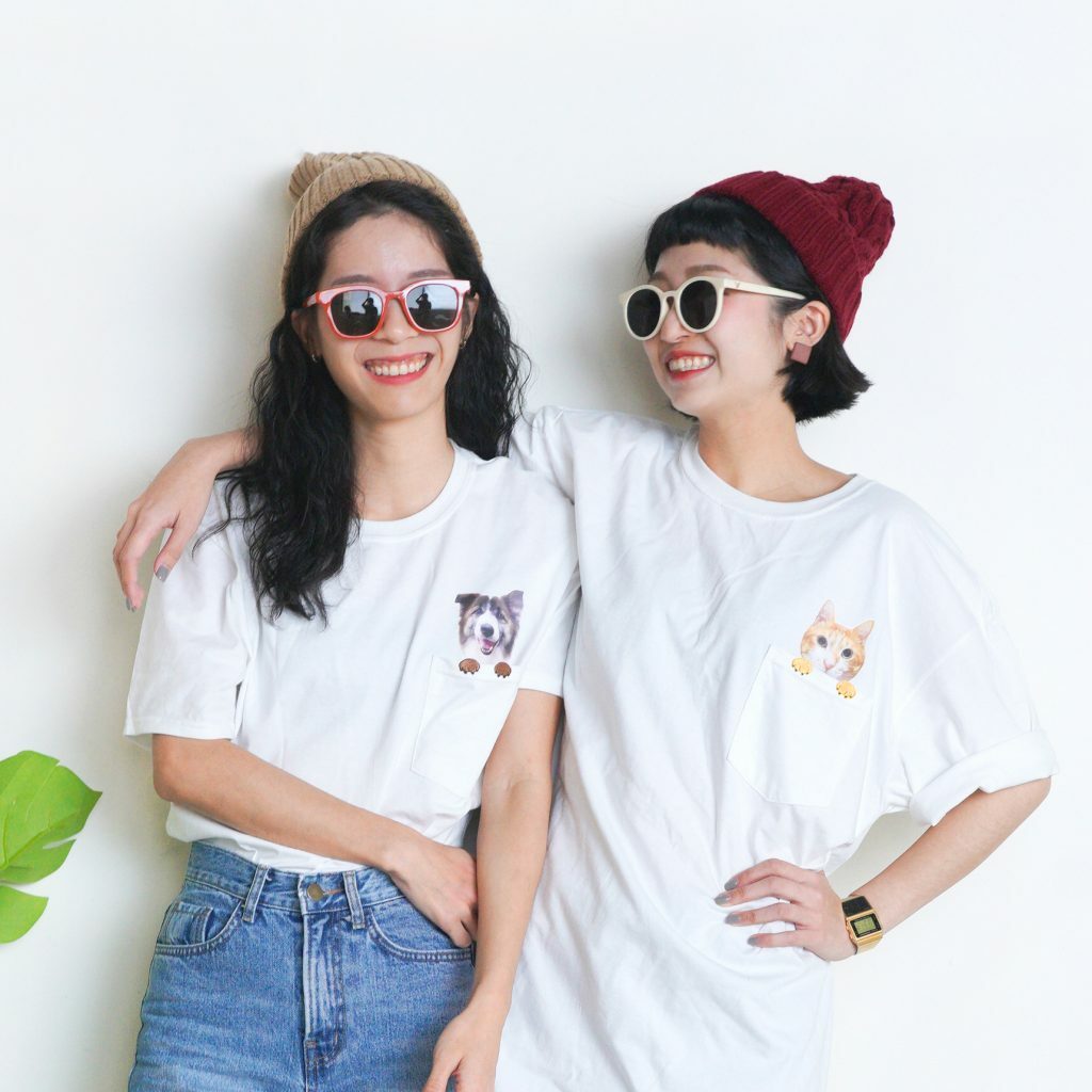 客製化寵物口袋T