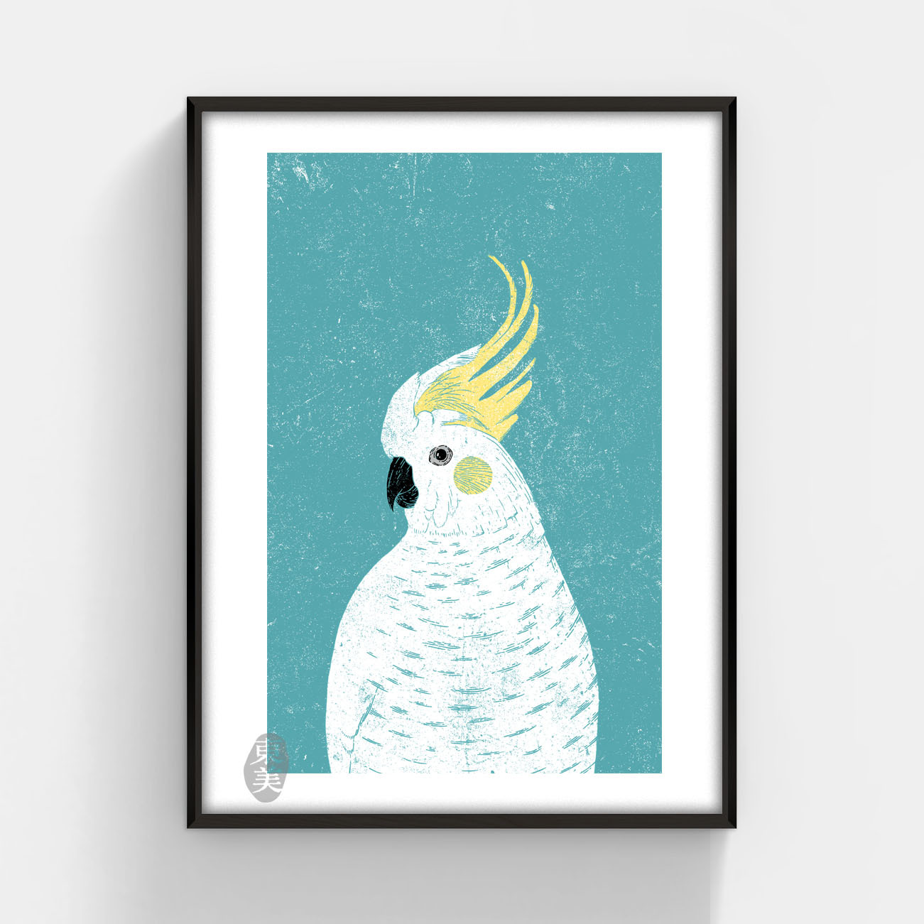 胡雲峯〈叢林鳥──小葵花鳳頭鸚鵡〉|東美文化