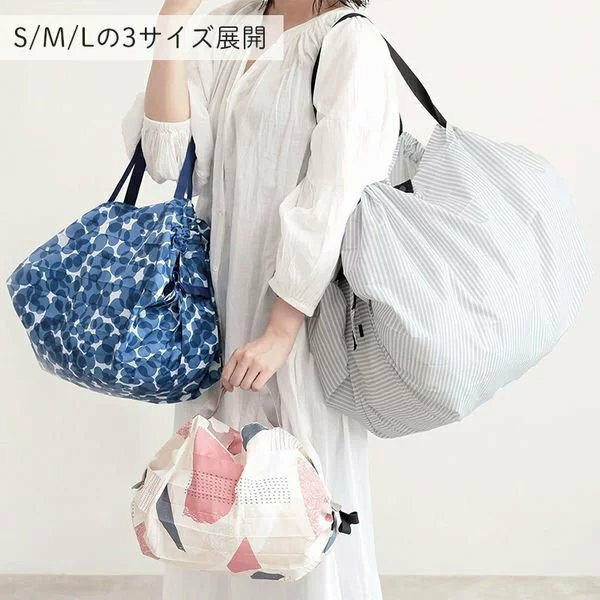 Shupatto -【S-466】日本便攜秒收旅行手提環保袋 (細碼) (多色)