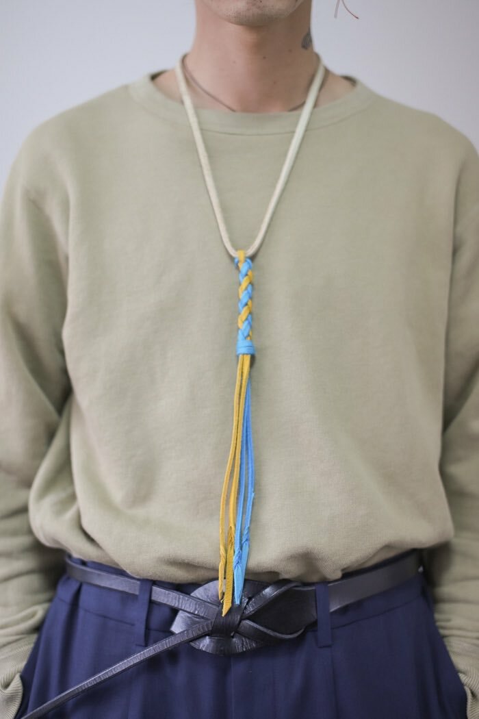 ユナイテッドトウキョウ YUKETEN / Braided Leather Necklace
