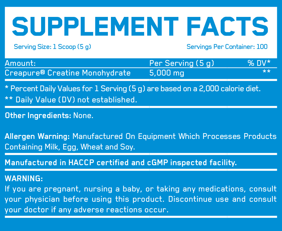 EB Creapure Creatine 5000 (500G)