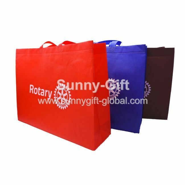 Rotary non-woven shopping bag
